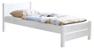 POSTEL, 100/200 cm bílá MID.YOU - Jednolůžkové postele, Online Only