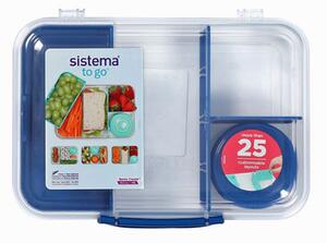 Krabička na jídlo Sistema Create To Go 1,48l Barva: ocean blue