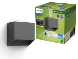 Alix UltraEfficient venkovní nástěnné LED svítidlo 4,3W 800lm 2700K IP44, antracitové
