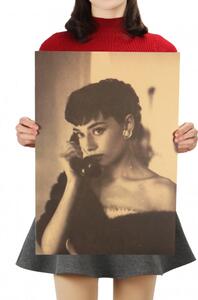 Tie Ler Plakát Audrey Hepburn 51,5x36cm Vintage č.14