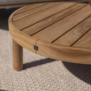 4Seasons Outdoor designové zahradní konferenční stoly Finn Round Coffe Table (průměr 80 cm)
