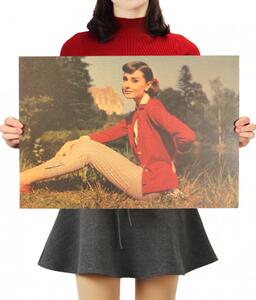 Tie Ler Plakát Audrey Hepburn 51,5x36cm Vintage č.12