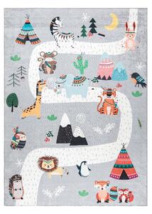 Dětský kusový koberec Bambino 2160 Indian grey 80x150 cm