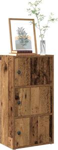 VidaXL Knihovna 40x24x77 cm kompozitní dřevo [860369] Barva: Staré dřevo