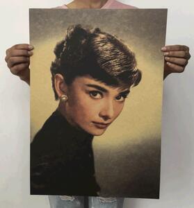 Tie Ler Plakát Audrey Hepburn 51,5x36cm Vintage č.80