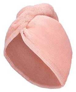 Livarno home Ručníkový turban na vlasy (růžová) (100398760003)