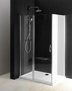 GELCO - ONE sprchové dveře s pevnou částí 800 mm, čiré sklo GO4880