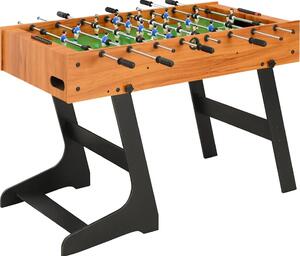 VidaXL Skládací stolní fotbal 121 x 61 x 80 cm [91938] Barva: světle hnědá
