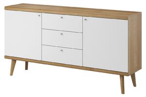 Komoda PKSZ160 Primo dub riviéra / bílý