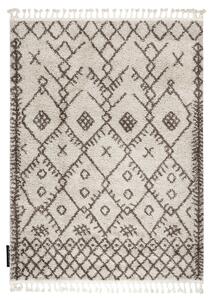 Kusový koberec Berber Tanger B5940 cream and brown 80x150 cm