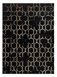 Kusový koberec Gloss BB407C C72 86 black/gold 120x170 cm