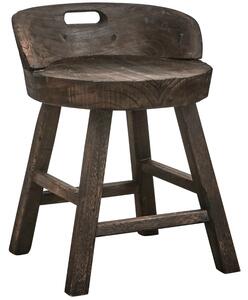 OnaDnes -20% Hoorns Hnědá dřevěná stolička Rosa 43 cm