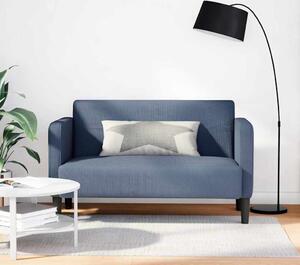 VidaXL Loveseat Sofa 109 cm manšestrová tkanina [4100522] Barva: Modrá