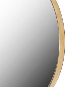 Zlaté nástěnné zrcadlo Portrait 50 cm