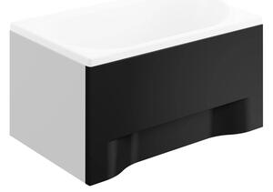 Univerzální čelní krycí panel černý k obdélníkové vaně Polimat Rozměry (cm): 110x51 - pro vany: MINI 110x70