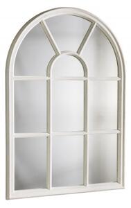 Zrcadlo CASTILLO 100 CM vintage bílé Zrcadla | Kulatá