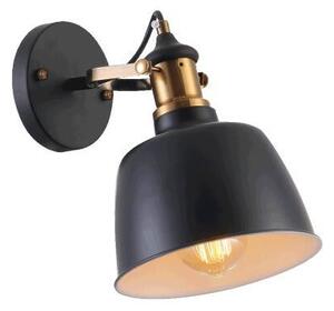 FAMOSA nástěnné svítidlo 1x E27 40W bez zdroje IP20, matně černé