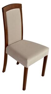 Drewmix jídelní židle ROMA 7 + dřevo: bílá, látka: látka
