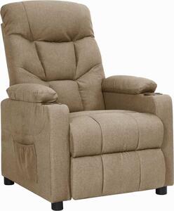 VidaXL Polohovací křeslo textil [342501] Barva: taupe
