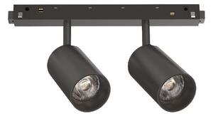 EGO TRACK DOUBLE lištové LED svítidlo 16W 1450lm 3000K On-Off IP20, černé