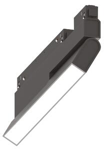 EGO FLEXIBLE WIDE lištové LED svítidlo 7W 820lm 3000K On-Off 110° 28,3cm IP20, černé