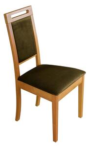 Drewmix jídelní židle ROMA 15 + dřevo: grafit, látka: látka s doplatkem