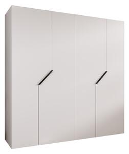 Šatní skříň Alaris 1 200 (bílá + černá). Akce -20%