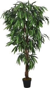 VidaXL Umělý mangovník 900 listů 180 cm zelený [359033]
