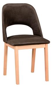Drewmix Jídelní židle MONTI 2 + dřevo: grafit, potahový materiál: látka