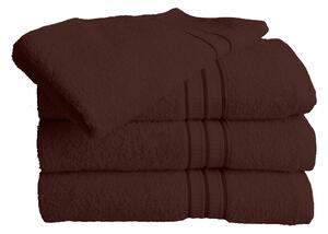 Aaryans Froté ručník Stella, tmavě hnědý , 50x100 cm