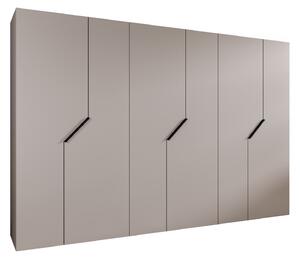 Šatní skříň Alaris 1 300 (kašmír + černá)