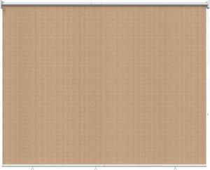 VidaXL Venkovní roletová žaluzie 90 % blokování UV 200 x 140 cm [43443] Barva: Béžová
