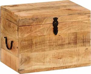 VidaXL Úložný box 39 x 28 x 31 cm masivní mangovníkové dřevo [338483]