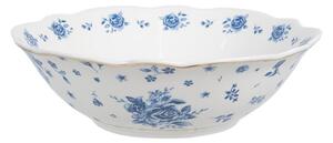 Clayre eff Porcelánová miska BLUE ROSE BLOOMING Clayre & Eef BRBBO