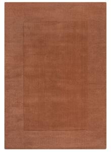 Kusový ručně tkaný koberec Tuscany Textured Wool Border Orange 120x170 cm