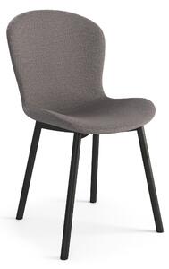 MAZZONI EXPORT FIORA Světle šedá Taupe (látka Basel 34) - MODERNÍ ČALOUNĚNÁ ŽIDLE DO OBÝVACÍHO POKOJE/JÍDELNY LOFT