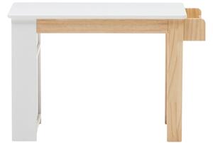 Bílý lakovaný psací stůl Kave Home Serwa 77 x 40 cm
