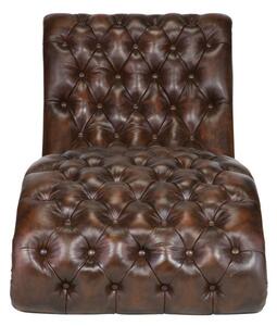 Hosana Home Kožené lenoška Chesterfield Nottingham