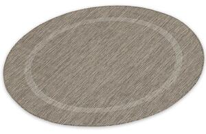 Breno Kusový koberec RELAX kruh 4311 Brown, Hnědá, 160 x 160 cm