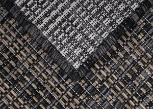 Breno Kusový koberec ZAGORA 4513 Black, Černá, Vícebarevné, 120 x 170 cm