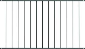 VidaXL Plotový panel Woerden práškově lakovaná ocel 163x100 cm [145225] Barva: antracitová