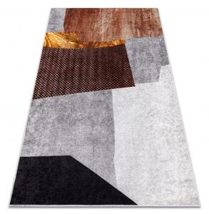 MIRO 52100.801 mycí kobereček Geometrická protiskluz šedá velikost 120x170 cm | krásné koberce cz