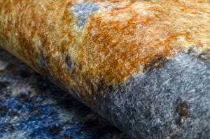 Makro Abra Kusový koberec pratelný MIRO 51774.802 Abstraktní protiskluzový modrý béžový vícebarevný Rozměr: 160x220 cm