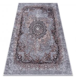 Makro Abra Kusový koberec pratelný MIRO 51451.812 Klasický Moderní protiskluzový šedý Rozměr: 80x150 cm