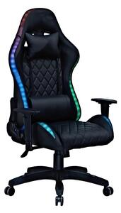 Gordon G400 Herní židle s LED osvětlením RGB, černá