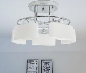 VidaXL Stropní svítidlo s eliptickými stínidly na 5 žárovek E14 200 W [50494]