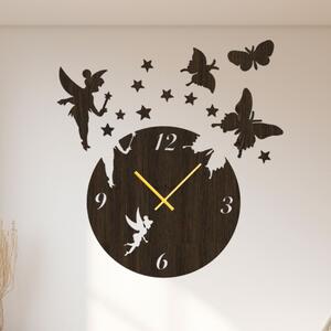 Dřevo života | Nástěnné hodiny FAIRY TAIL Zvolte barvu dekoru: Wenge | Velikost hodin: 35x35