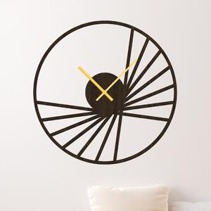 Dřevo života | Nástěnné hodiny LINES II Zvolte barvu dekoru: Wenge | Velikost hodin: 35x35