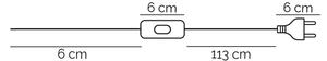 ONLI - Stolní lampa ROSINA 1xE14/6W/230V bronzová