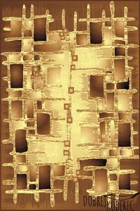 Makro Abra Moderní kusový koberec GOLD 191/12 hnědý Rozměr: 200x300 cm